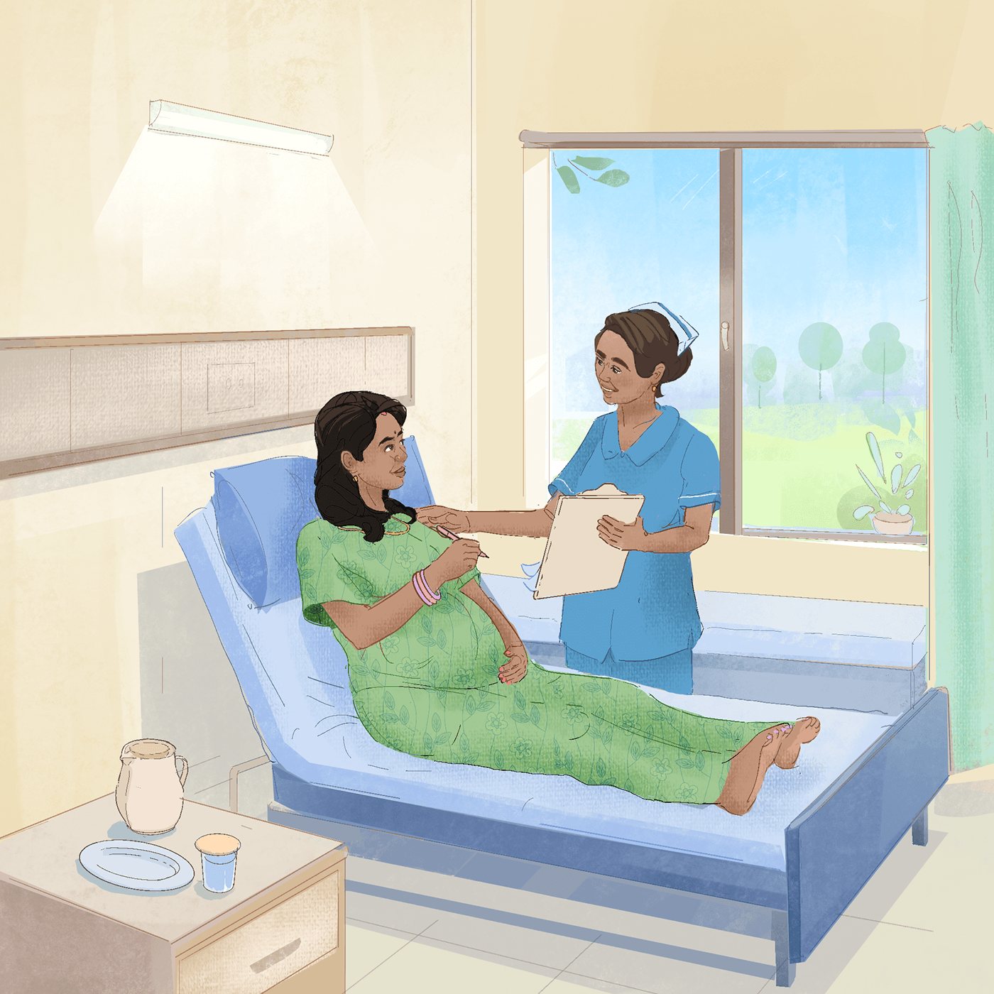 Aastrika maternity laws illustration
