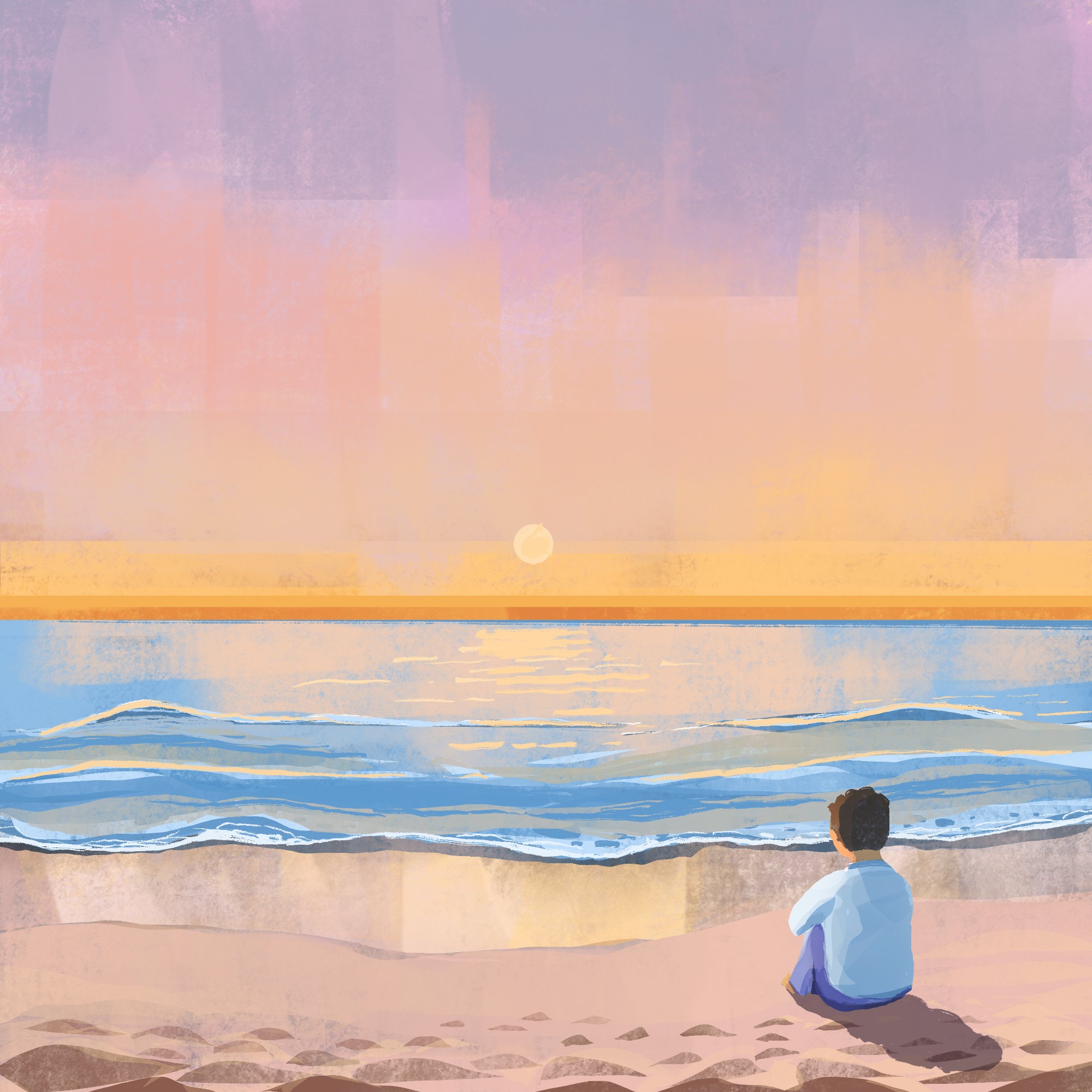Boy at the beach